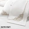 ⁦סט מצעים יוקרתי סאטן כותנה מצרית עם רקמה זהב⁩ – תמונה ⁦2⁩