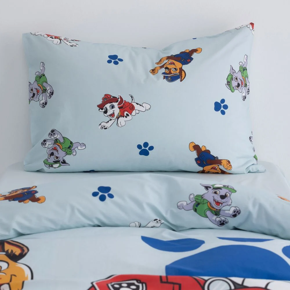 סט מצעים לילדים 100% כותנה מפרץ ההרפתקאות דגם צ'ייס