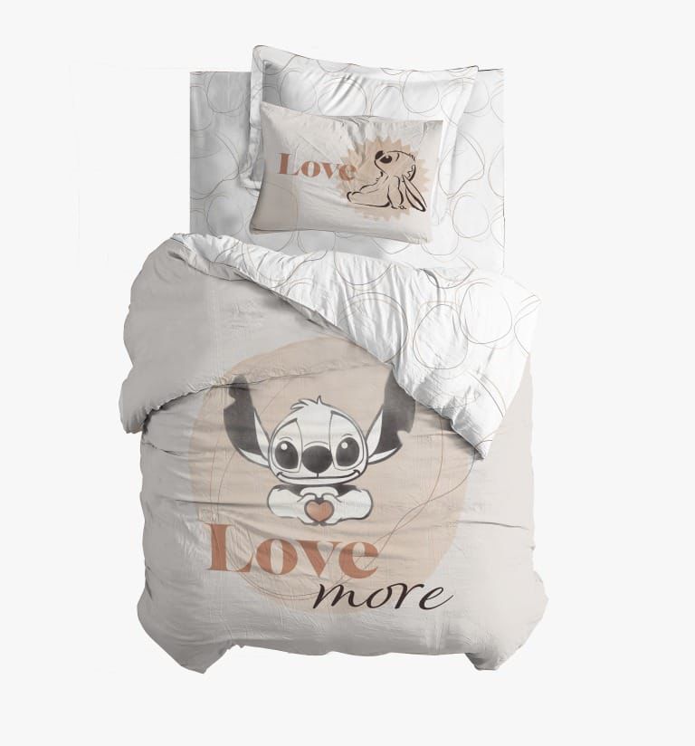 סט מצעים דיסני 100% כותנה דגם סטיץ מאושר