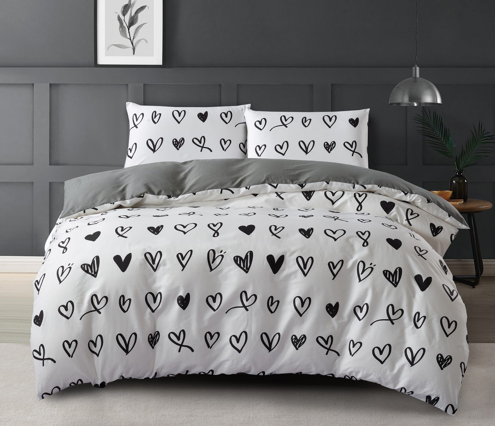 סט מצעים 100% כותנה אורגנית דגם לאבלי